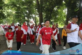 Semarak HUT ke 80 Polres Langkat Laksanakan Kegiatan Family Gathering 